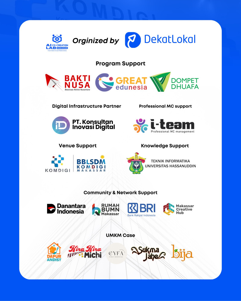 PT. Konsultan Inovasi Digital Official Digital Infrastructure Partner AI Co-Creation Lab Makassar